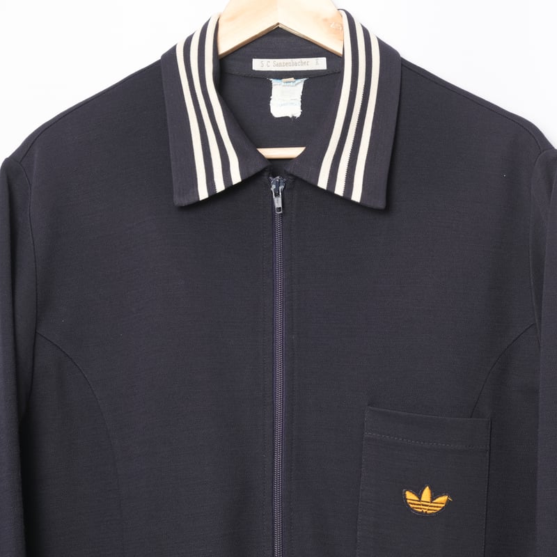 70s Vintage adidas Knit Track Jacket Navy | Ugl
