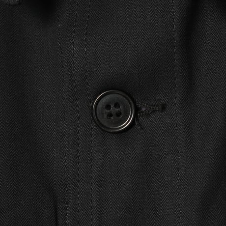 60s France Vintage ZVTT Black HBT Work Jacket Dead Stock