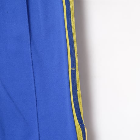70s Vintage adidas Ventex Track Suits Yellow × Blue (Made in France) 162