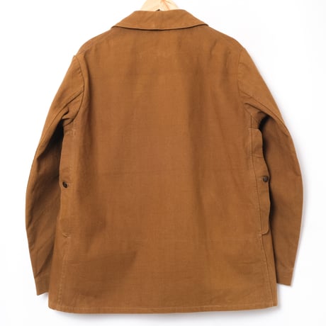 40s France Vintage SOMLYS Cotton Linen Hunting Jacket Dead Stock