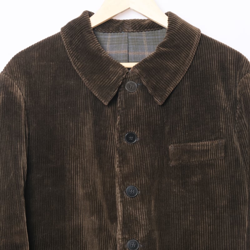 30-40s Le Mont St Michel Brown Corduroy Jacke