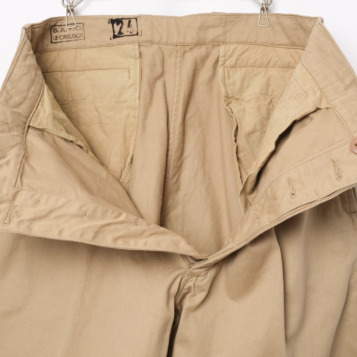 French Army M52 Chino Trousers Late Size 24 | U French Army M52 Chino Trousers Late Size 24 | U