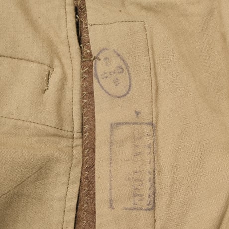 50s French Army Wool Trousers Size 32 Dead Stock