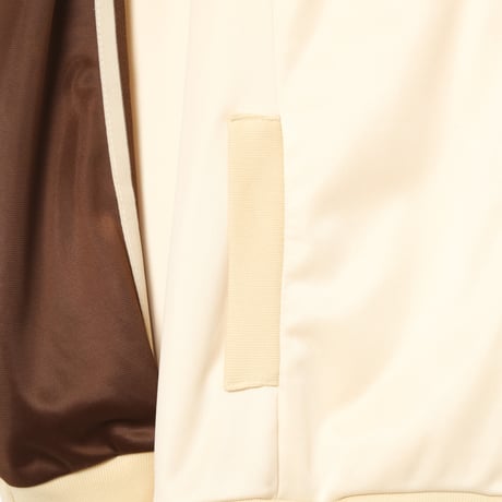 70s Vintage adidas Ventex ATP Ivory ×Brown Track Jacket (Made in France)