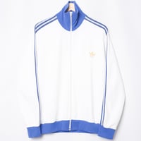 70s Vintage adidas Ventex Track Jacket White × Blue（Made in France）