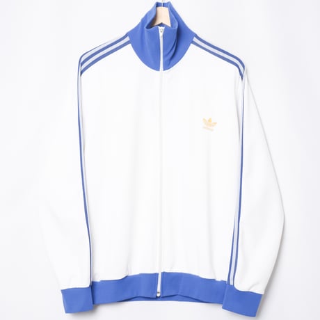 70s Vintage adidas Ventex Track Jacket White × Blue（Made in France）