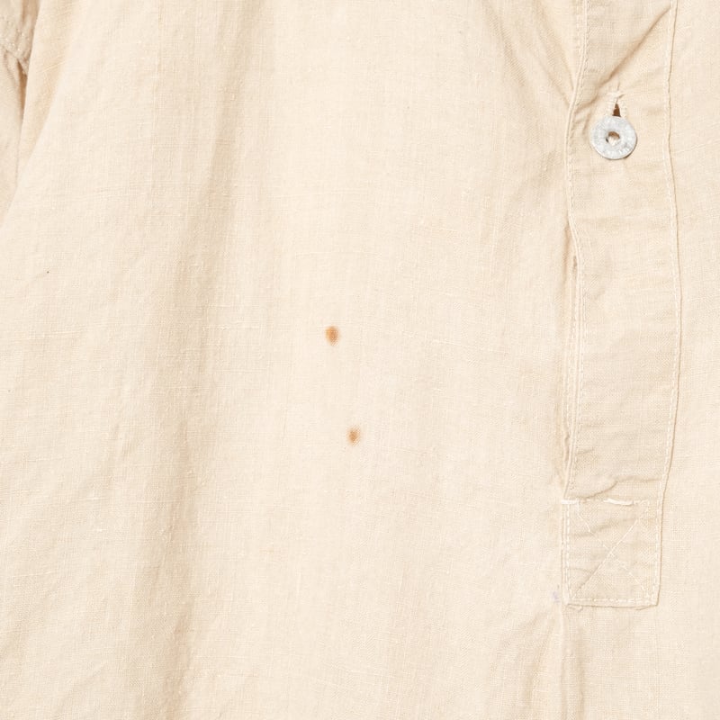 【極美品】フレンチ　ヴィンテージ　ボージョンスモック　リネン　アトリエコート 40s~50s Vintage French Work Linen Cotton Long Coat フレンチ