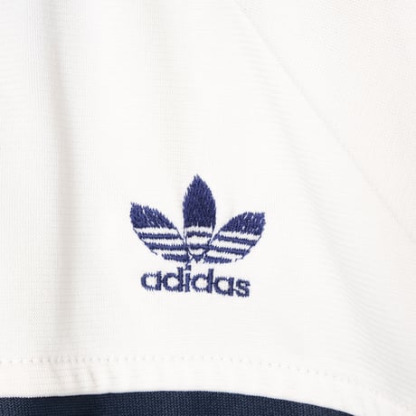 70-80s Vintage adidas Ventex Track Jacket Model  First White×Navy (Made in France)
