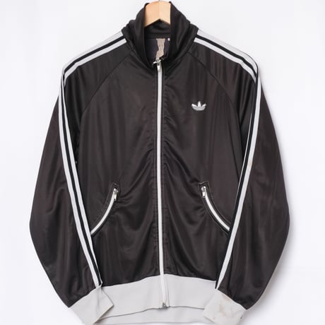 70-80s Vintage adidas Track Jacket Black×White