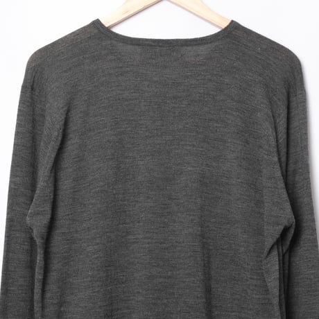 90s JOHN SMEDLEY Merino Wool Knit Pullover（Made in England）