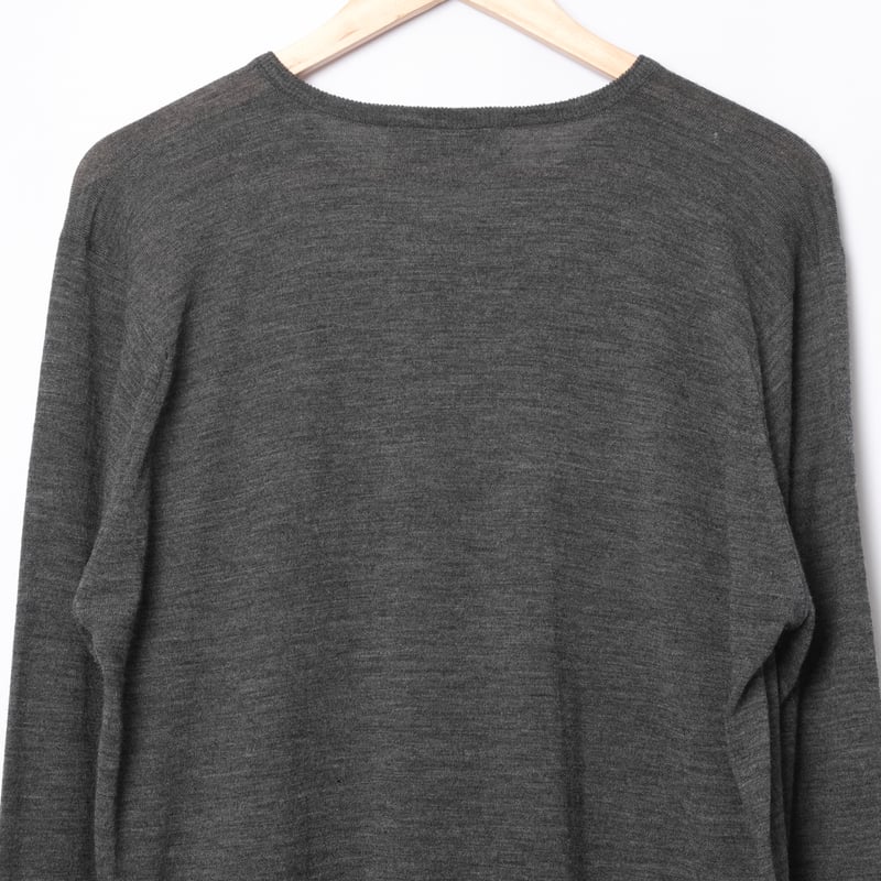 90s JOHN SMEDLEY Merino Wool Knit Pullover（Made