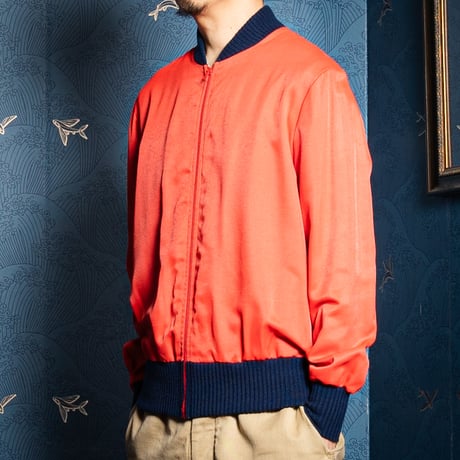 70s Vintage adidas Ventex Collarless Track Jacket Red (Made in France)
