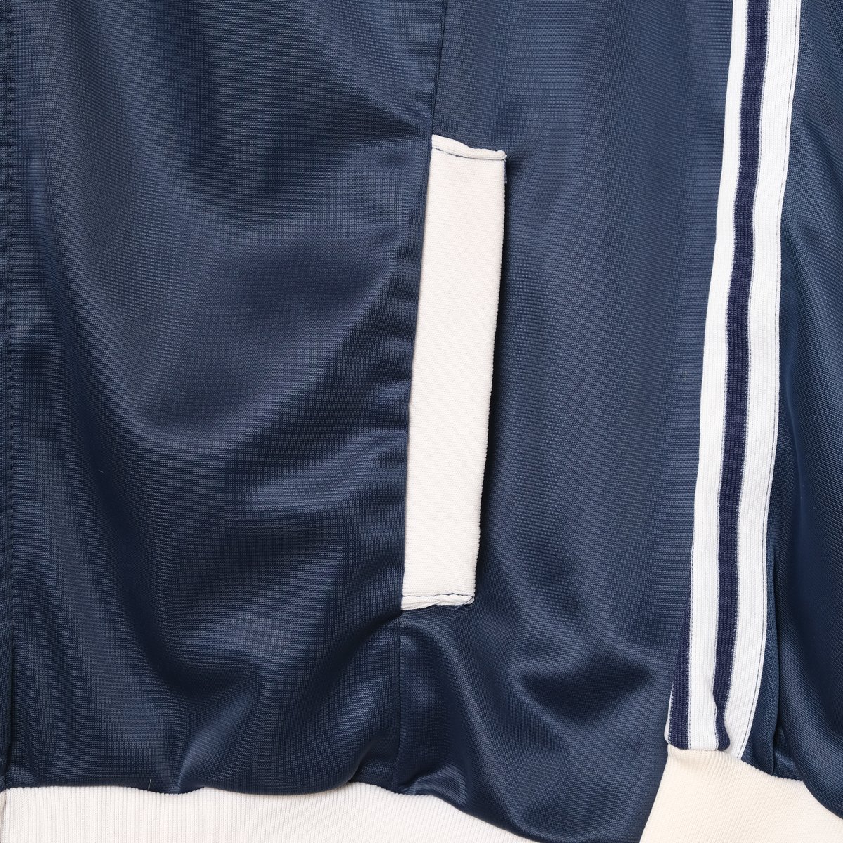 70-80s Vintage adidas ATP Navy× White Track Jac
