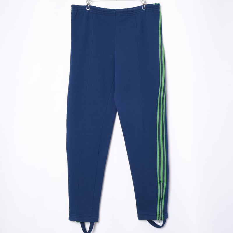 70s Vintage adidas Ventex Track Trousers Navy ×