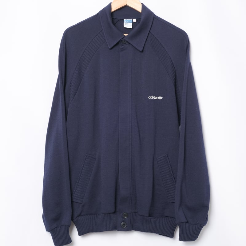 70s old adidas 西ドイツ製 knit track jacket 70s Vintage Adidas Track Jacket Made In West Germany Jersey