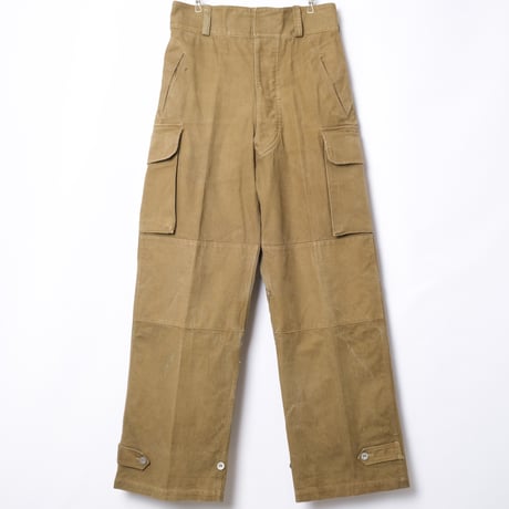French Army M47 Trousers Early 比翼 Metal Button Size 80L