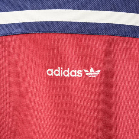 70-80s Vintage adidas Track Jacket Bordeaux × Navy (Made in West Germany)