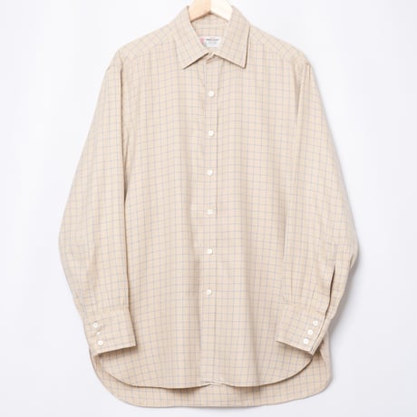 00s Turnbull&Asser Bespoke Wool Cotton shirt（Made in England）