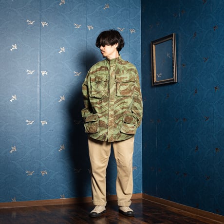 French Army TAP 47/54 Lizard Camouflage Paratrooper Jacket