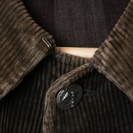 40-50s French Vintage Le Meilleur D'Amiens Corduroy Hunting Jacket