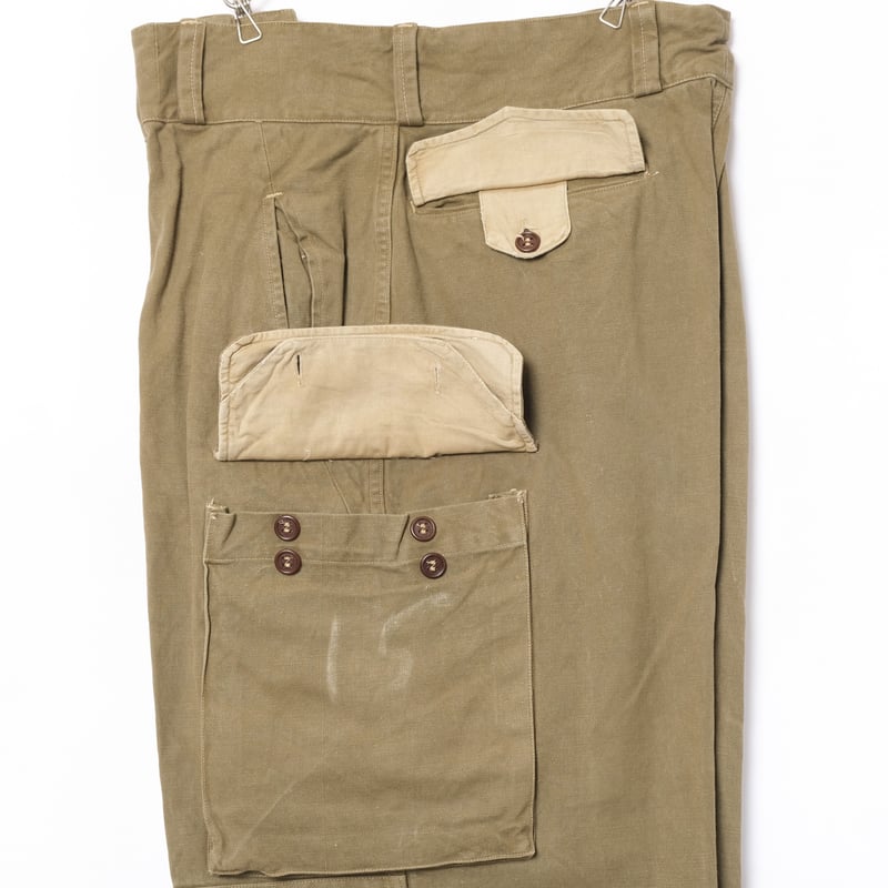 French Army M47 Trousers Early 比翼 Size 15-2 | U