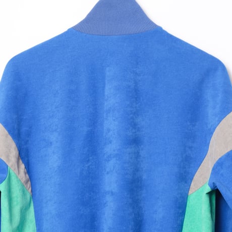 80s Vintage adidas Ventex Track Jacket Model Challenger Blue × Green (Made in France)