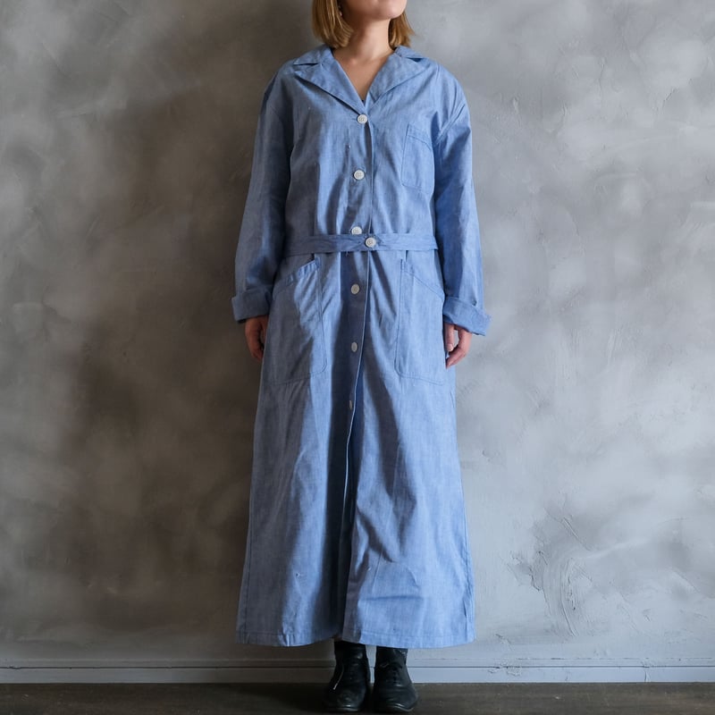 40s-50s French Army S.S.A. 32 Hospital Coat Dea 40s-50s French Army S.S.A. 32 Hospital Coat Dea