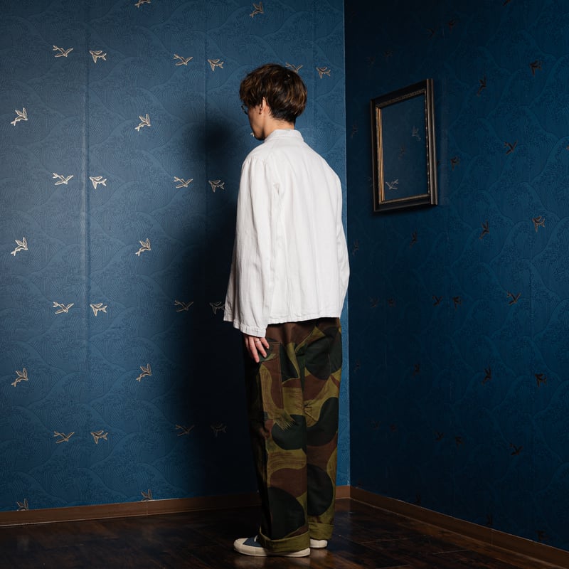 30-40s German Army HBT Cotton Linen Work Jacket