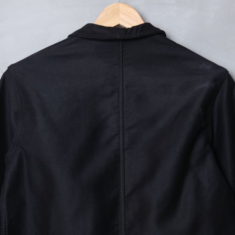 50-60s Le Mont St Michel Black Moleskin Jacket 50-60s Le Mont St Michel Black Moleskin Jacket