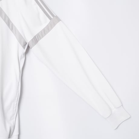 80s Vintage adidas Track Jacket White × Light Gray (Made in France)