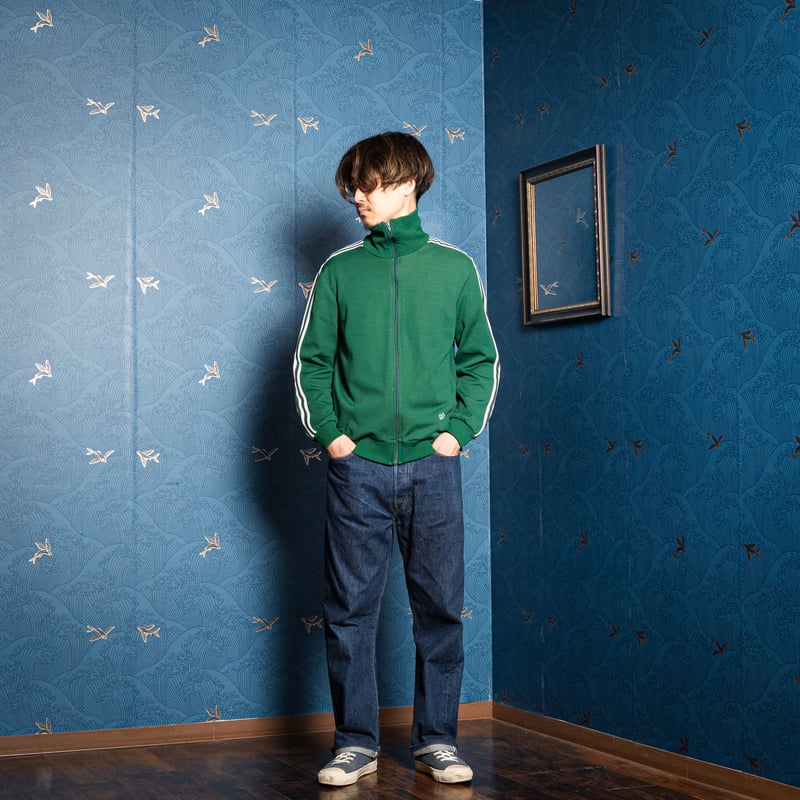 70s Vintage adidas Ventex Track Jacket Green |