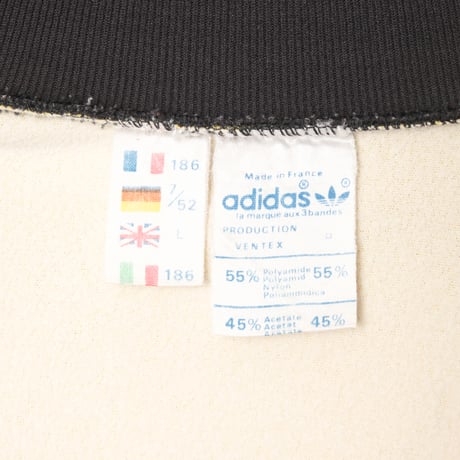 70-80s Vintage adidas Track Jacket Yellow × Black (Made in France)