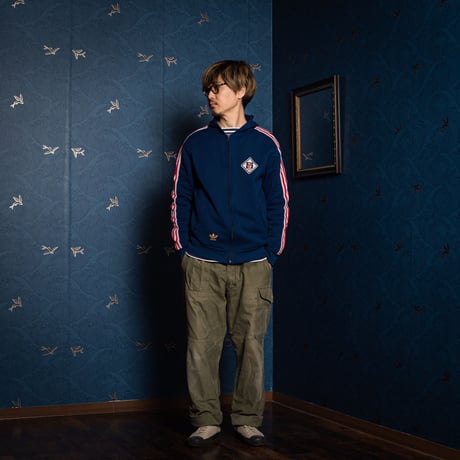 70s-80s Vintage adidas Hoodie STADE FRANCAIS (Made in France)
