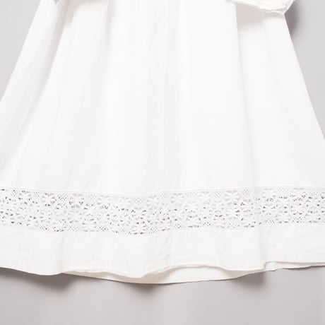 Early 1900s France  Antique Linen Church Smock