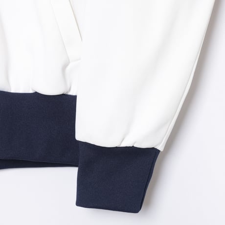 70-80s Vintage adidas Ventex Track Jacket Model First White × Navy (Made in France)