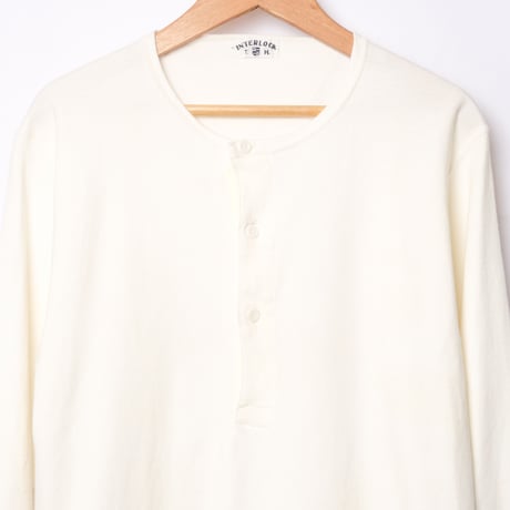 50-60s Euro Vintage Henry Neck Shirts Dead Stock