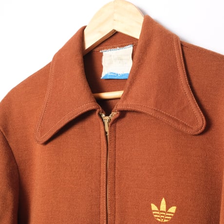 70s Vintage adidas Ventex Knit Jacket Brown (Made in France)