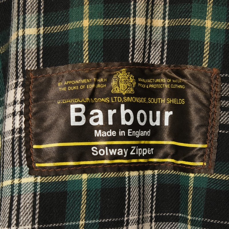 70s Barbour Solway Zipper 1 Warrant With Hood