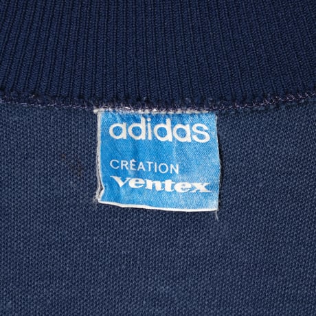 60s Vintage adidas Track Jacket Early World Mark Navy (Made in France)