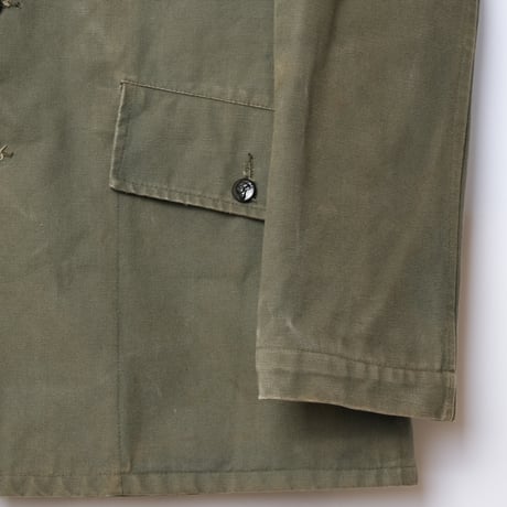 60s French Vintage  Dumont d`urville  Canvas Hunting Jacket