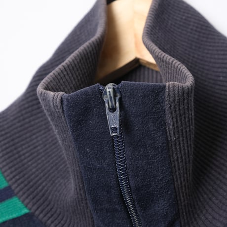 80s Vintage adidas Ventex Track Jacket Model Challenger Navy × Green