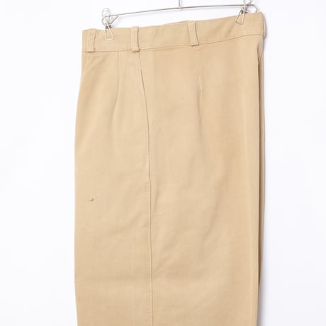40s French Army FTEO Chino Trousers With Wood Buttons Size 86L(13)