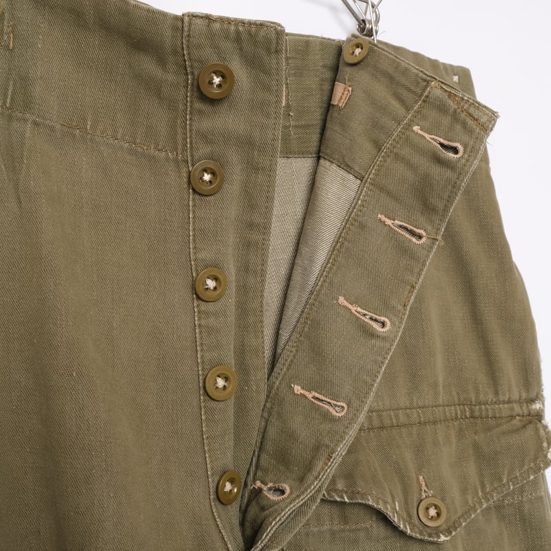 50s British Army Green Denim Trousers Size 4 | 50s British Army Green Denim Trousers Size 4 |