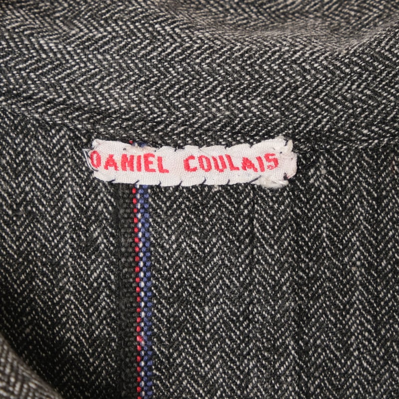 50-60s French Vintage HBT Black Chambray Ateli