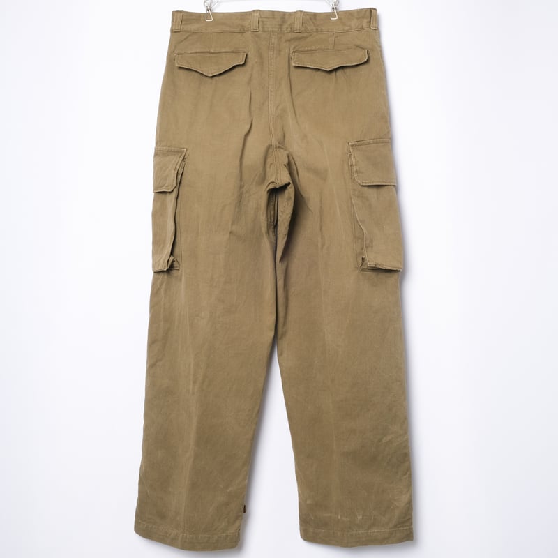 実物 French Military m47 後期 TROUSERS 33 French Army M47 Trousers Late Size 33 | Ugla パン