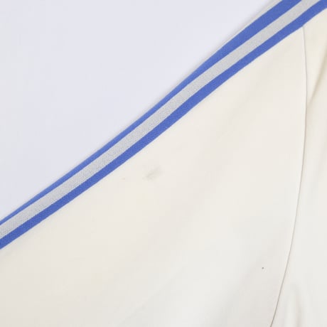 60-70s Vintage adidas Ventex Track Jacket Ivory × Blue (Made in France)