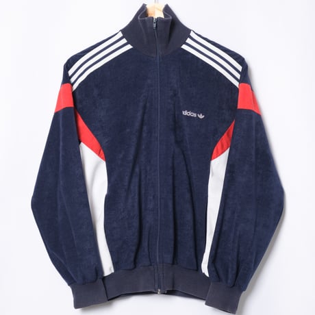 80s Vintage adidas Ventex Track Jacket Model Challenger Navy × Red (Made in France)168