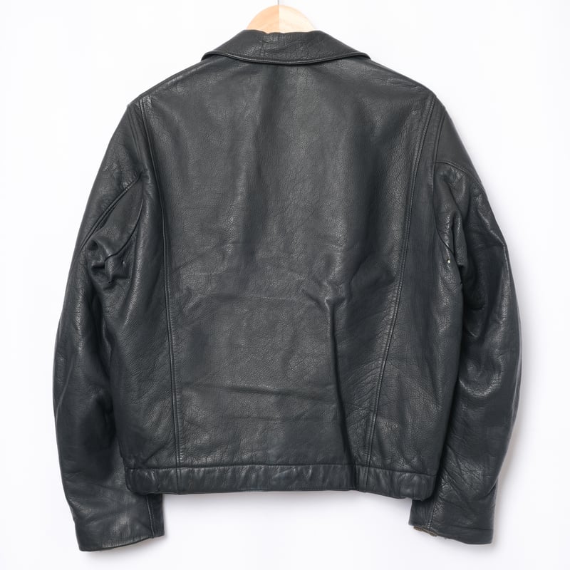 70s-80s French Army Sedpa Pilot Leather Jacket