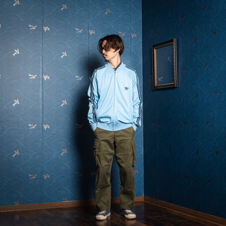 70s Vintage adidas Ventex ATP Track Jacket Light Blue (Made in France)