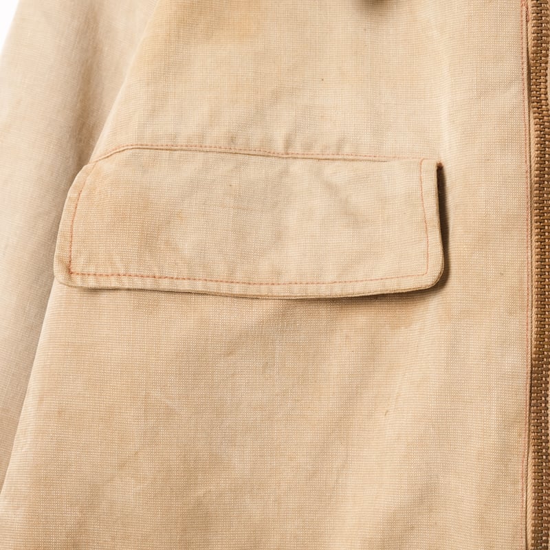 50s France Vintage Fisherman Smock With Game Po